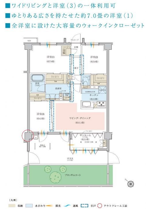 サンルーム マンション 一戸建て 理想の間取り探し